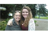 Two Women smiling